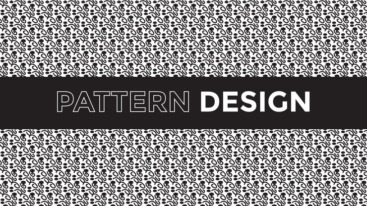 fondo de diseño de patrón en blanco y negro
