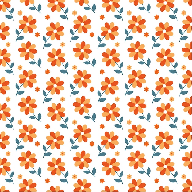 Fondo de diseño de patrón floral transparente