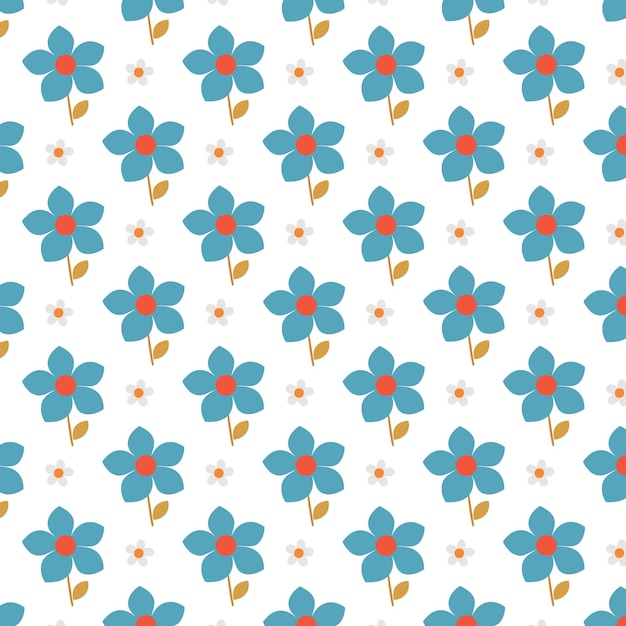 Fondo de diseño de patrón floral transparente