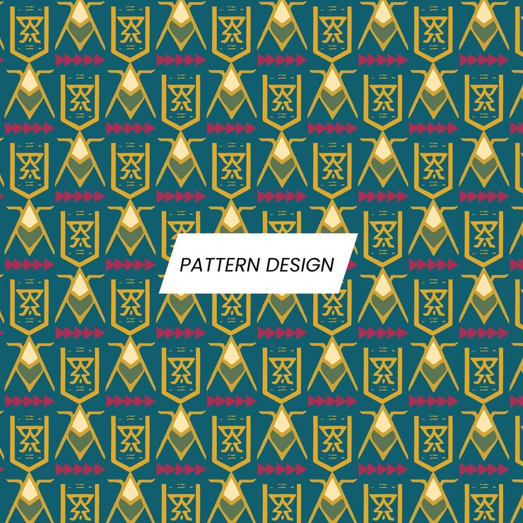 Fondo de diseño de patrón con forma sin costuras