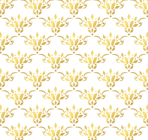 Fondo de diseño de patrón de ornamento blanco de lujo