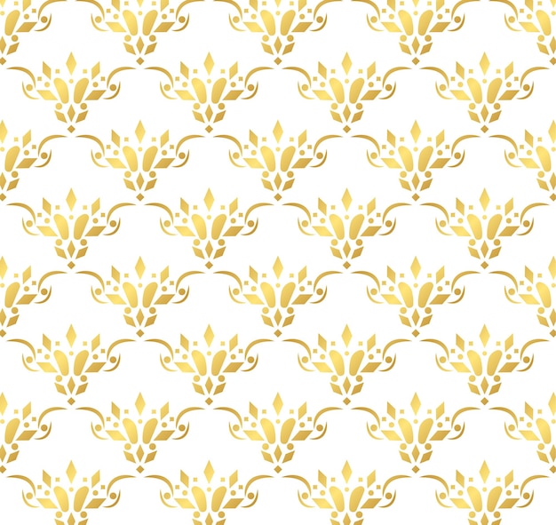 Vector fondo de diseño de patrón de ornamento blanco de lujo