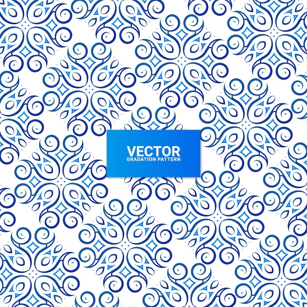 Fondo de diseño de patrón de ornamento de gradación