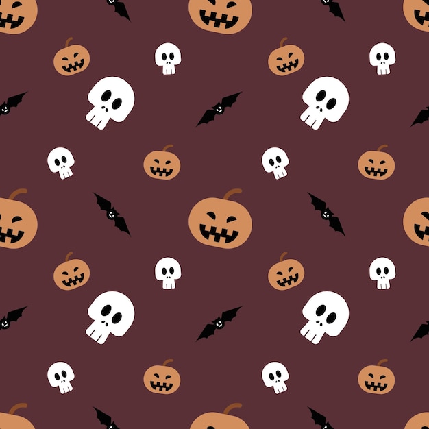 Fondo de diseño de patrones abstractos de Halloween