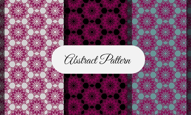 Fondo de diseño de patrones abstractos ornamentales vectoriales modernos