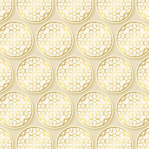 Fondo de diseño de patrones de adornos de lujo