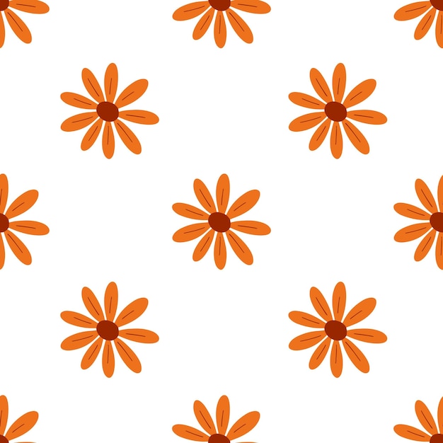 Fondo de diseño de patrones sin fisuras de flor de jardín vectorial para papel tapiz y tela