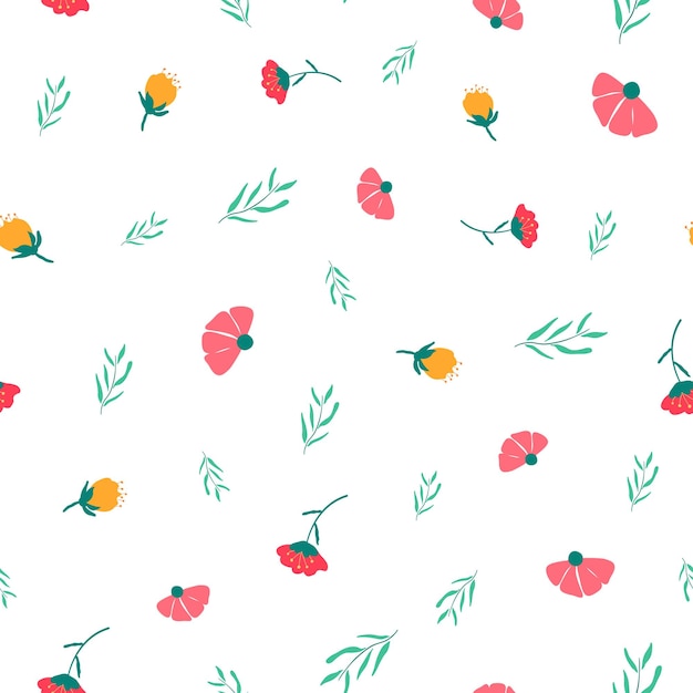 Fondo de diseño de patrones sin fisuras de flor de jardín vectorial para papel tapiz y tela