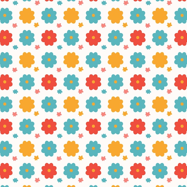 Fondo de diseño de patrones florales sin costuras