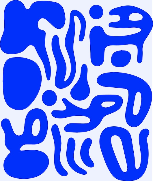 Fondo de diseño de patrones orgánicos grises abstractos vectoriales