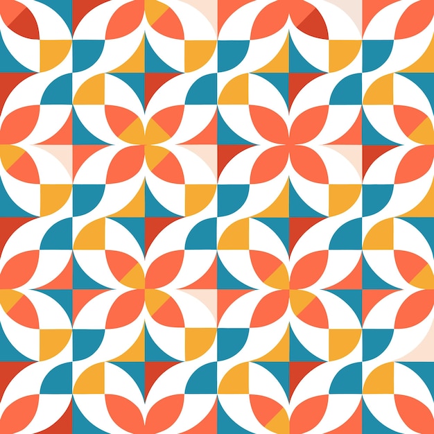 Fondo de diseño de patrones orgánicos con ranuras geométricas de vectores planos