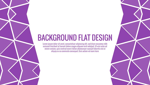 Fondo de diseño plano y fondo de la página del sitio web, así como para la presentación