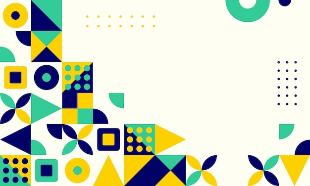 fondo de diseño plano de mosaico abstracto