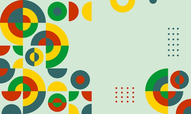 fondo de diseño plano de mosaico abstracto