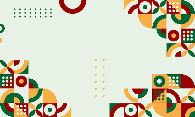 fondo de diseño plano de mosaico abstracto