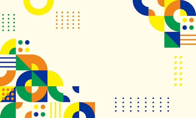 fondo de diseño plano de mosaico abstracto