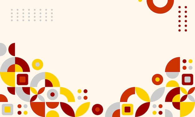 fondo de diseño plano de mosaico abstracto