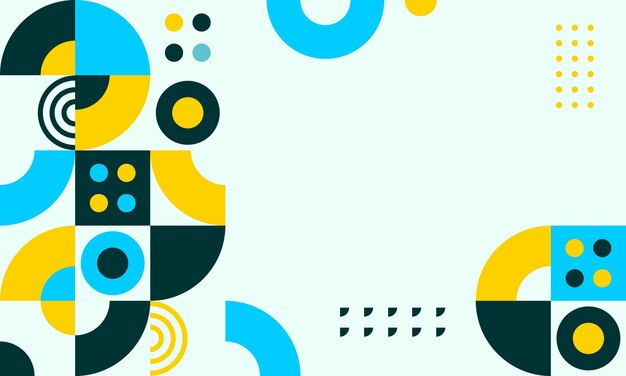 fondo de diseño plano de mosaico abstracto