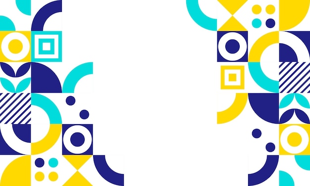 fondo de diseño plano de mosaico abstracto