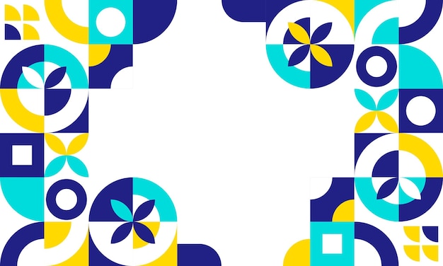 fondo de diseño plano de mosaico abstracto