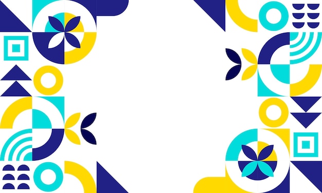fondo de diseño plano de mosaico abstracto