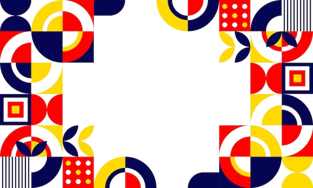 fondo de diseño plano de mosaico abstracto