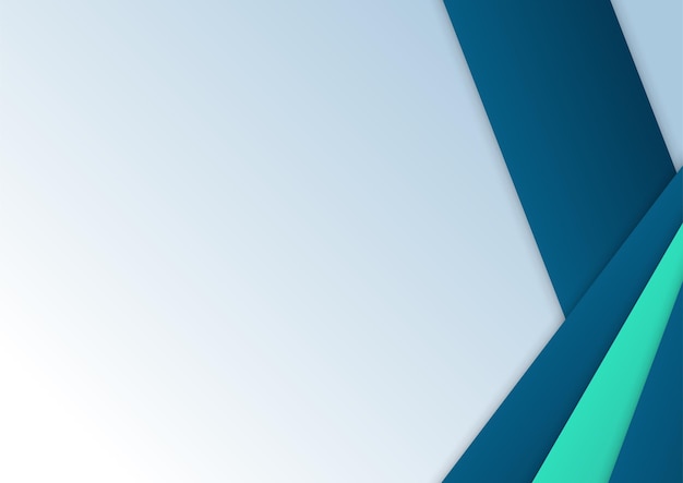 Fondo de diseño de presentación abstracta azul moderno