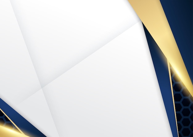 Fondo de diseño de presentación abstracta azul moderno