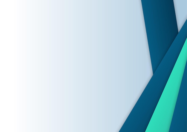Fondo de diseño de presentación abstracta azul moderno