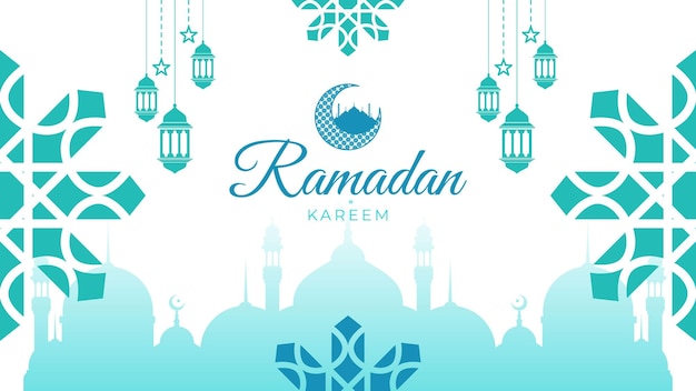 Fondo con diseño de ramadán