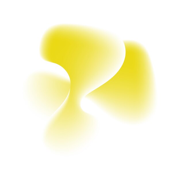 Fondo de diseño de remolino de fluido amarillo abstracto