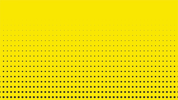 Fondo de diseño único de cómic retro amarillo