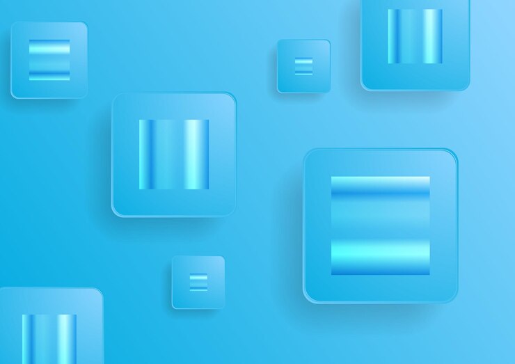 Vector fondo de diseño de vector geométrico azul abstracto