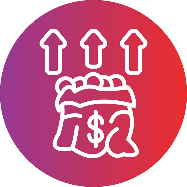 Fondo de diseño vectorial que eleva el estilo del icono