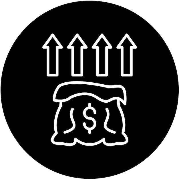 Fondo de diseño vectorial que eleva el estilo del icono