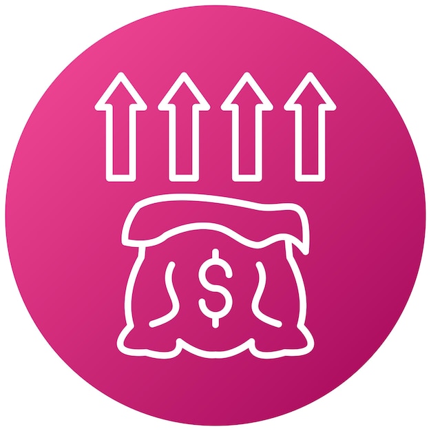 Fondo de diseño vectorial que eleva el estilo del icono
