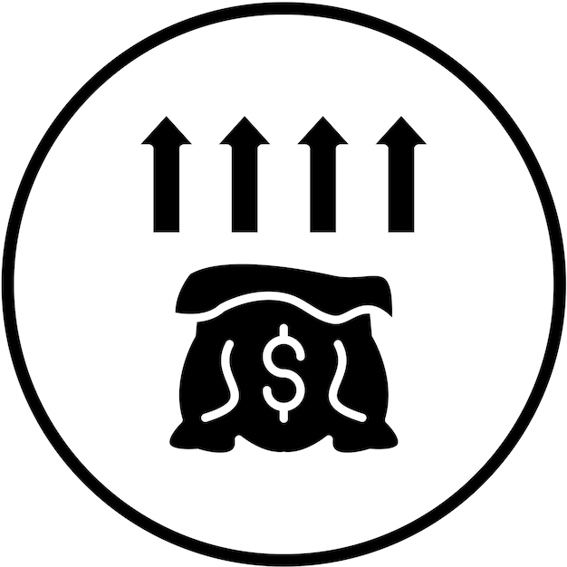 Fondo de diseño vectorial que eleva el estilo del icono
