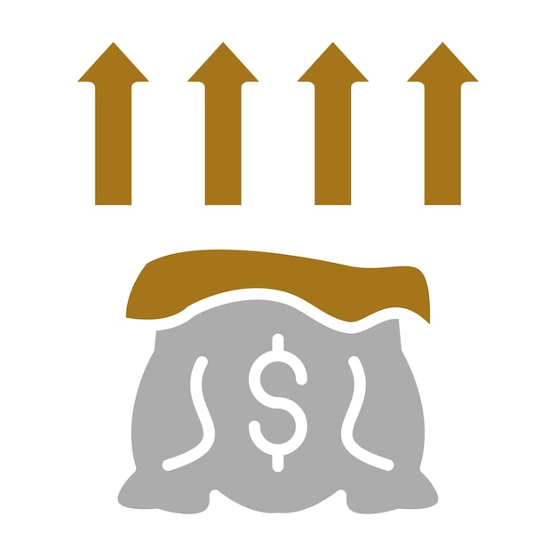 Fondo de diseño vectorial que eleva el estilo del icono