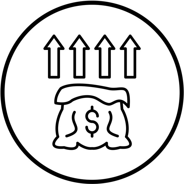 Fondo de diseño vectorial que eleva el estilo del icono