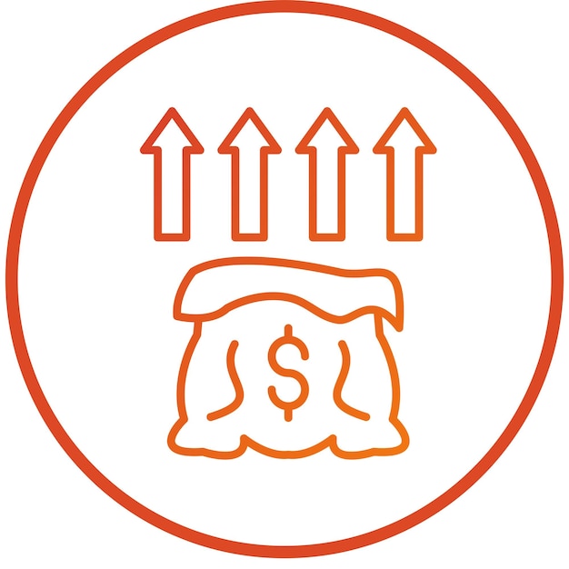 Fondo de diseño vectorial que eleva el estilo del icono