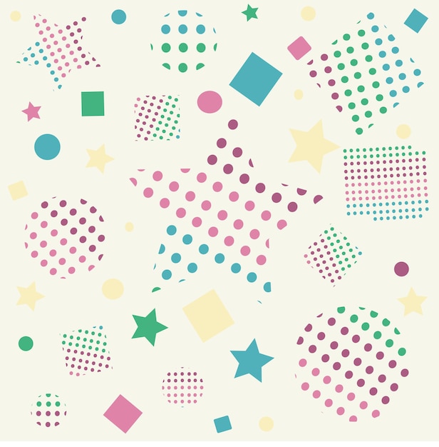 fondo de diseños geométricos coloridos1