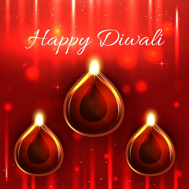 Fondo de Diwali diya