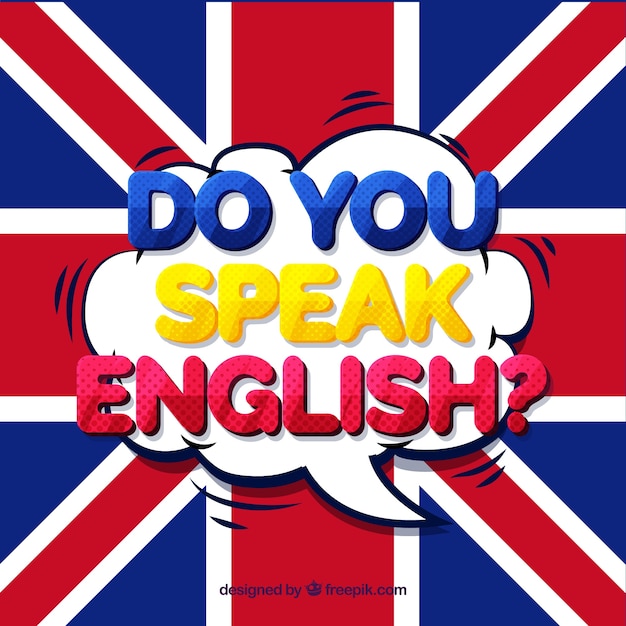 Vector fondo de do you speak english