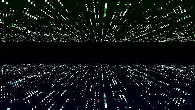 Fondo de doble textura de glitch vectorial medio tono abstracto con efecto de ruido y puntos