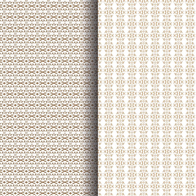Fondo dorado abstracto con motivos árabes. boda art deco, patrón de fiesta, adorno geométrico
