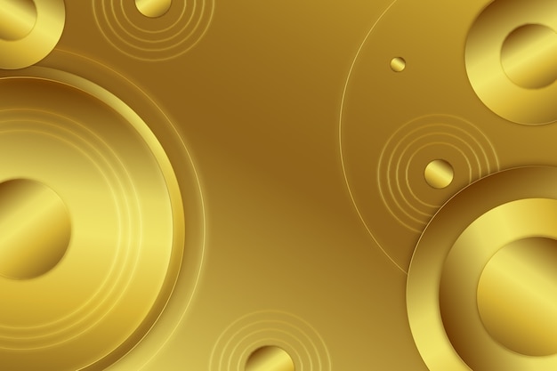 Fondo dorado con gradiente