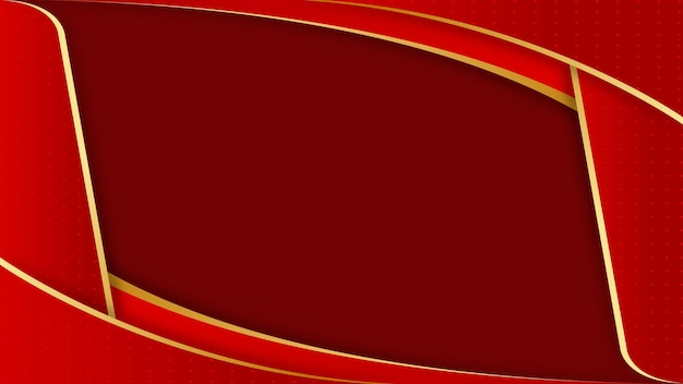 Vector fondo dorado de lujo rojo oscuro. diseño de fondo moderno abstracto. diseño vectorial de líneas doradas.