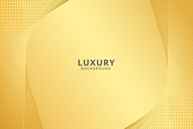 Fondo dorado de lujo con textura o ilustración de fondo dorado elegante