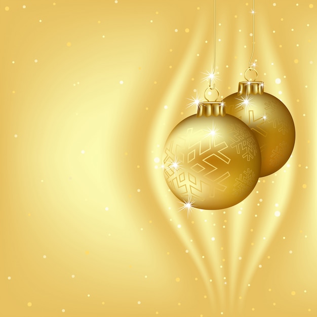 Fondo dorado de Navidad