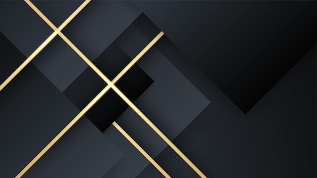 Fondo dorado negro
